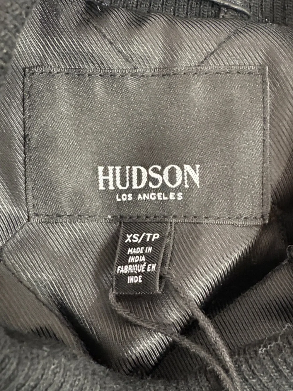 Hudson Los Angeles Corduroy & Leather Varsity Jacket XS New With Tags $495 - Picture 5 of 10